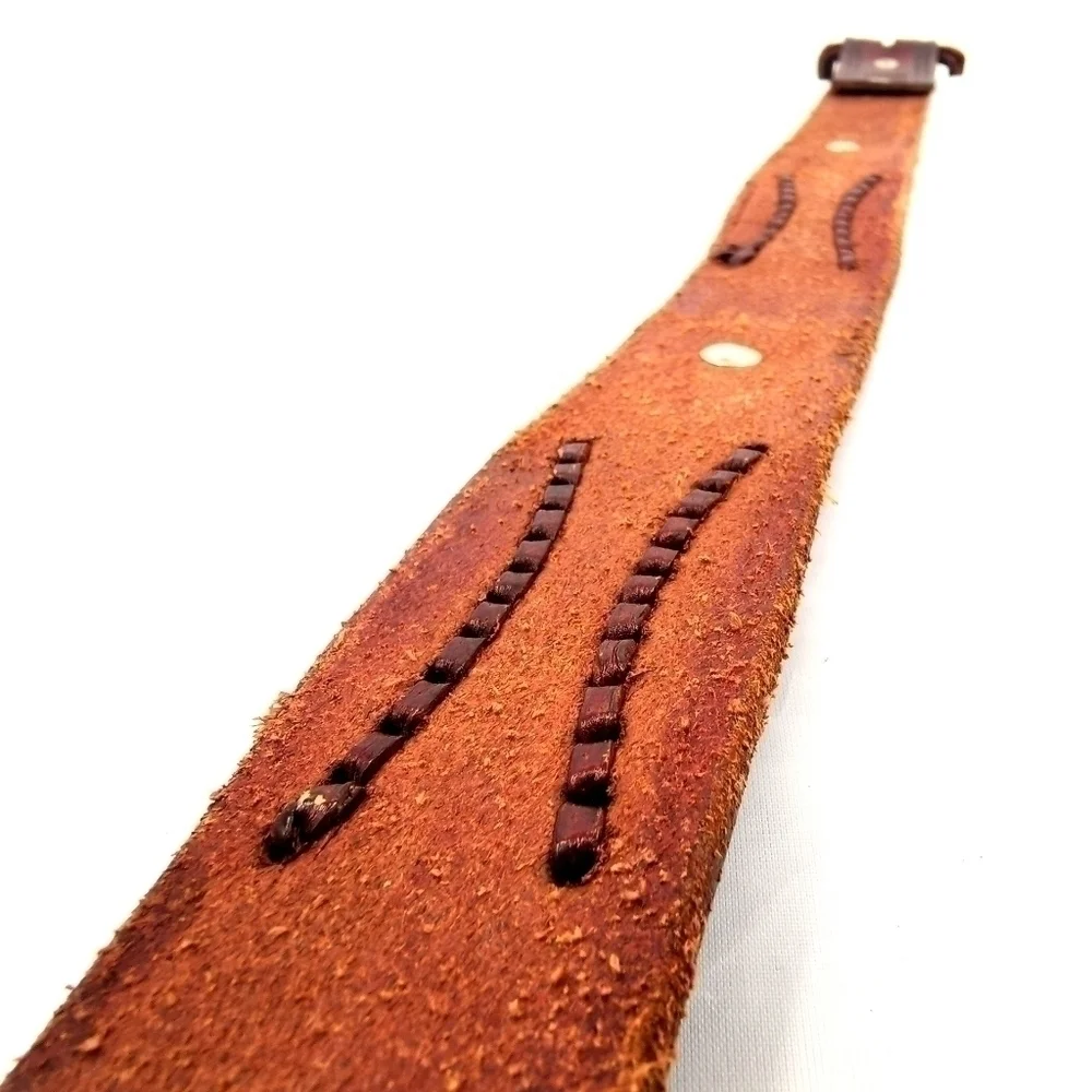 Unisex Vtg 36 Brown Western Equestrian Vibe Belt